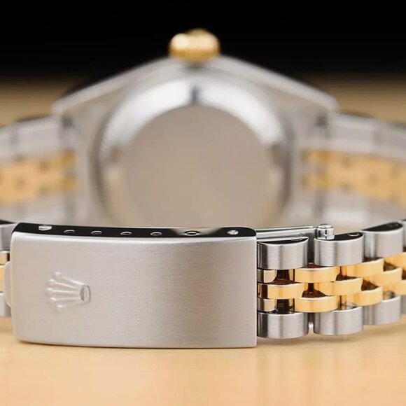 Rolex Ladies 18k Yellow Gold Datejust Factory Watch - Picture 5 of 7